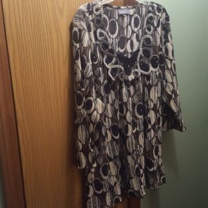 Sheer dress blouse