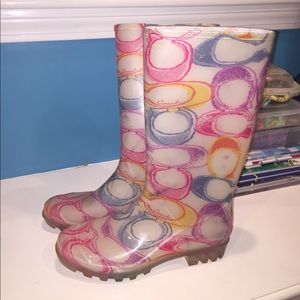 Coach rain boots