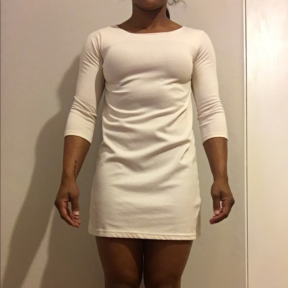 Cream H&M shift dress