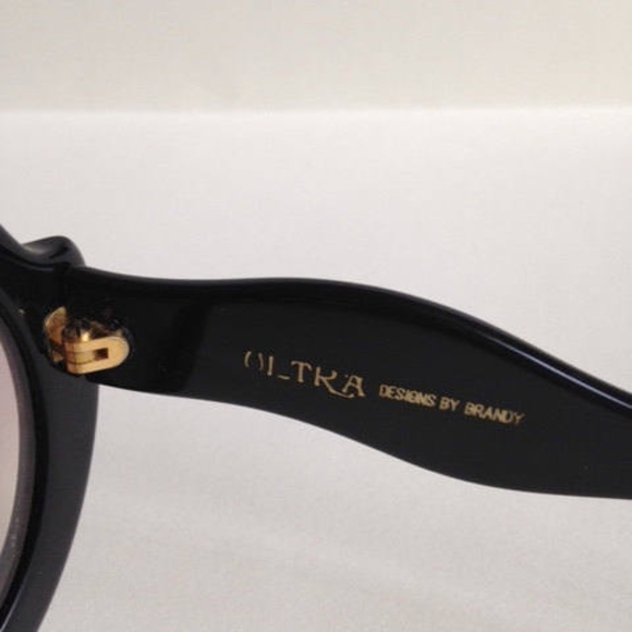 SOLD 70's Vintage Sudan Ultra Black Sunglasses Mod - Picture 3 of 5