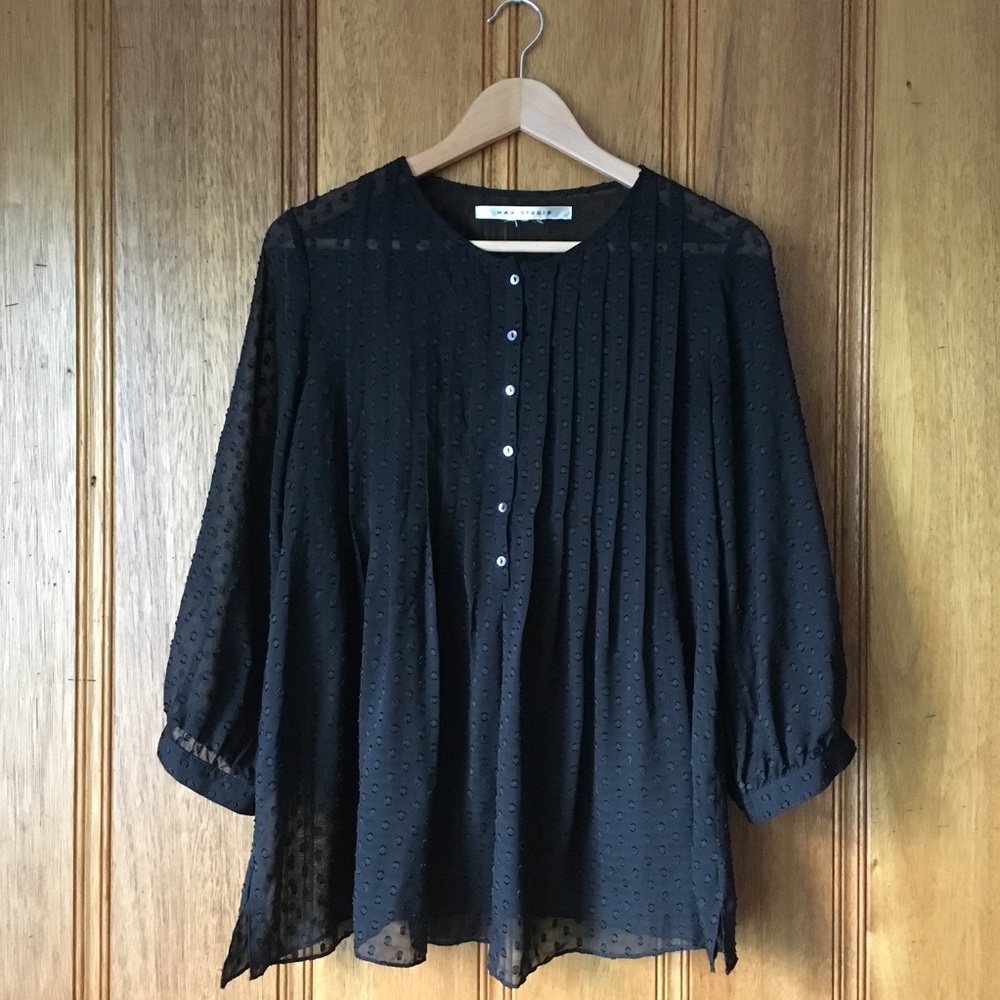 Polka dot blouse