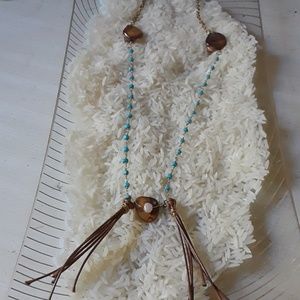 New Boho tassle statement necklace
