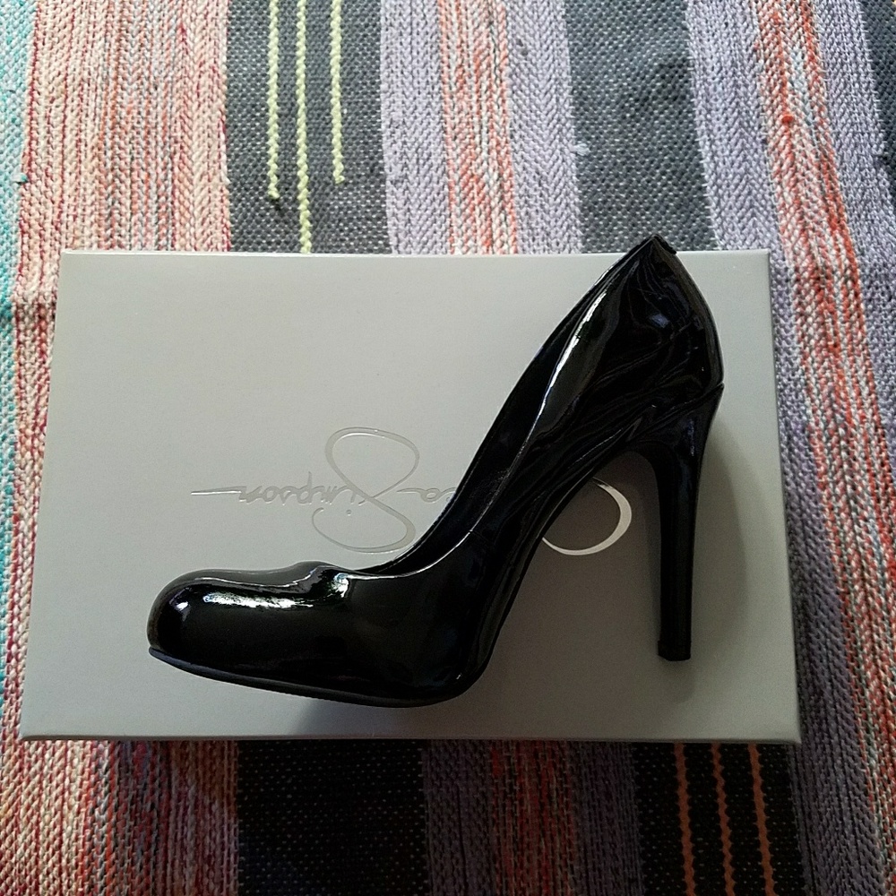 Jessica Simpson Calie patent heels