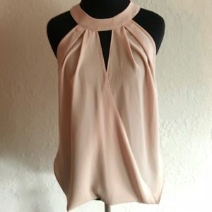 Nude beige Bebe top