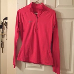 Pink Nike, 3/4 zip