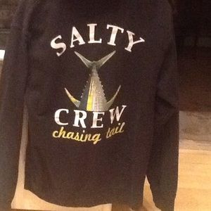 Salty Crew Chasing Tail black hoodie. Size M