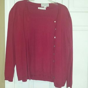 Two piece cardigan set