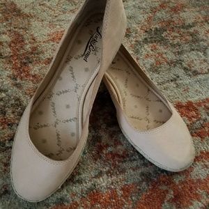 Lucky Brand leather wedge