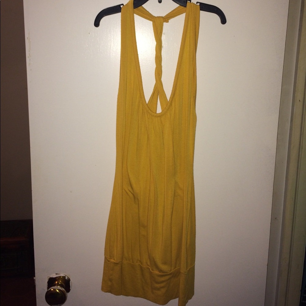 Burnt yelllow tank top