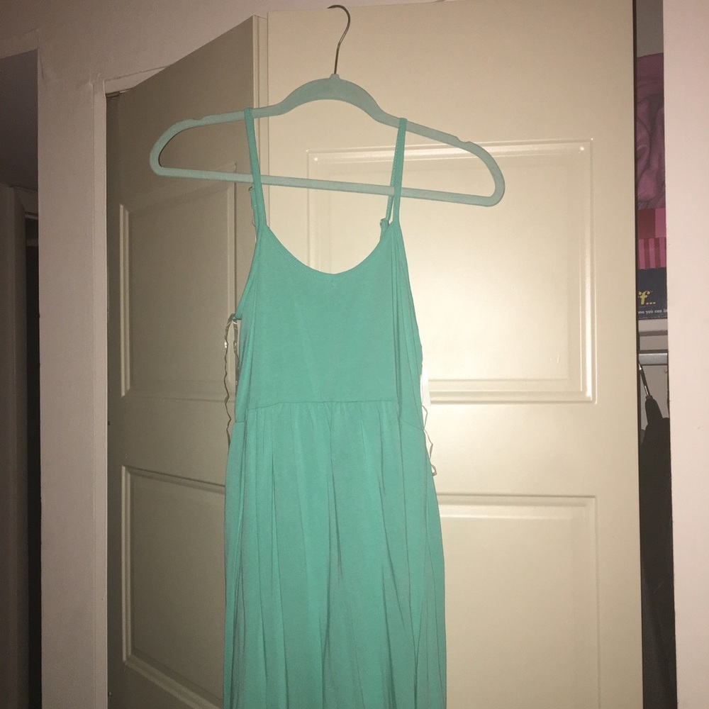 5 More Minutes - Teal Dress