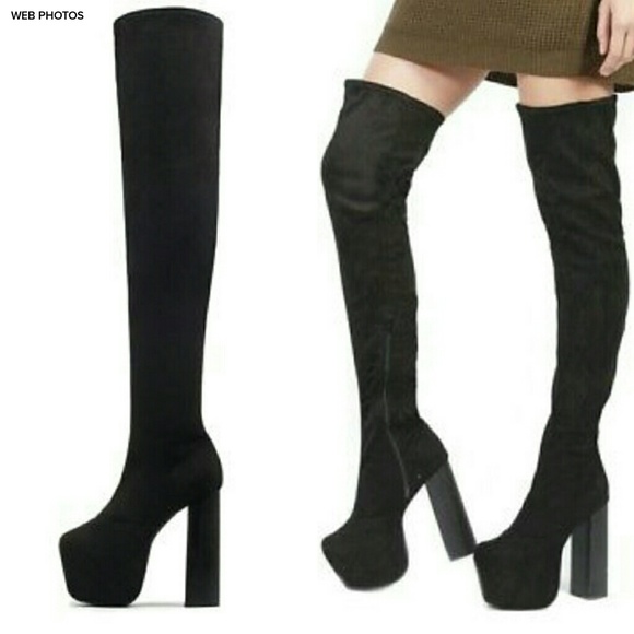 JEFFREY CAMPBELL Bad Girl Thigh High Boots - Picture 2 of 8