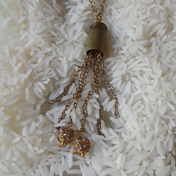 Boho actual .925 bullet casing with tassle - Picture 2 of 2