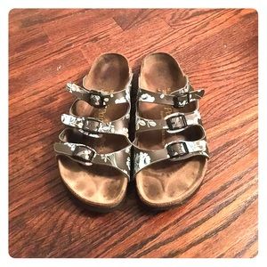 Papillio by Birkenstock floral pattern sandals