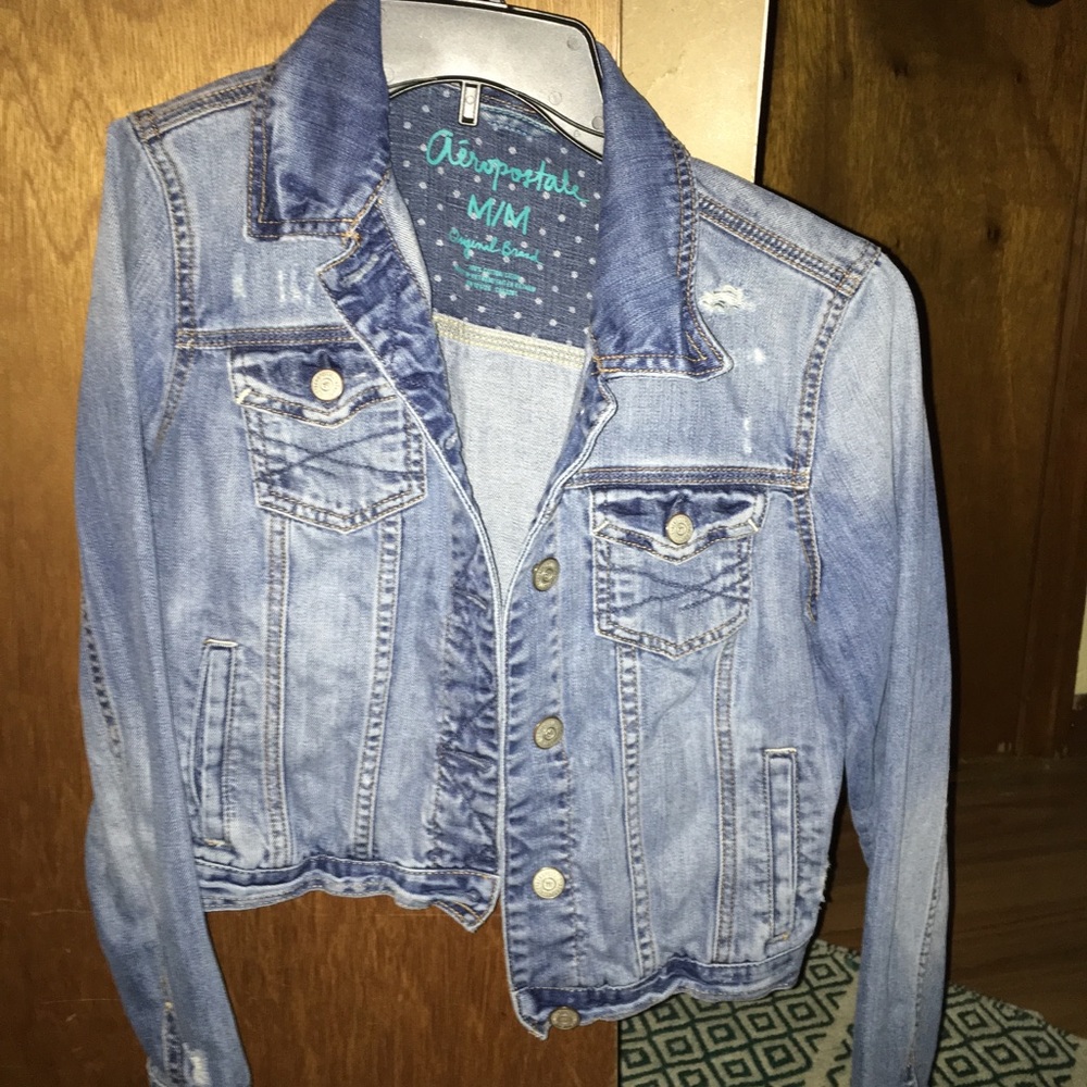 Aero cropped jean jacket