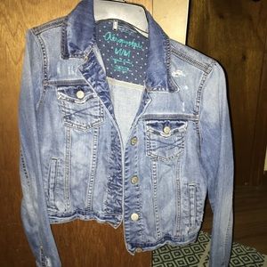 Aero cropped jean jacket