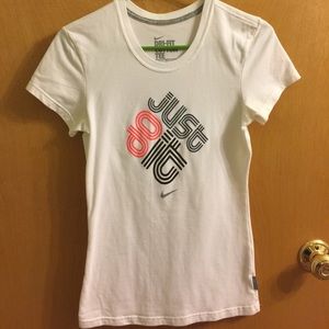 Nike Dri-Fit Cotton Graphic Tee - Just Do It
