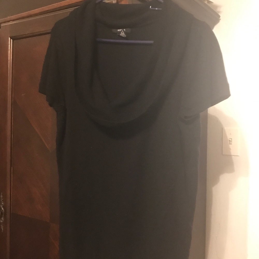 Black cowl neck sweater