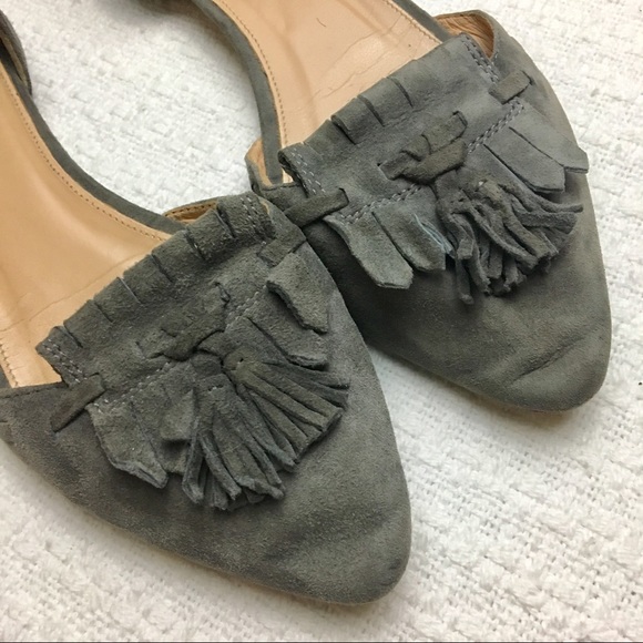 J.Crew Suede d'Orsay loafer flats - Picture 4 of 5