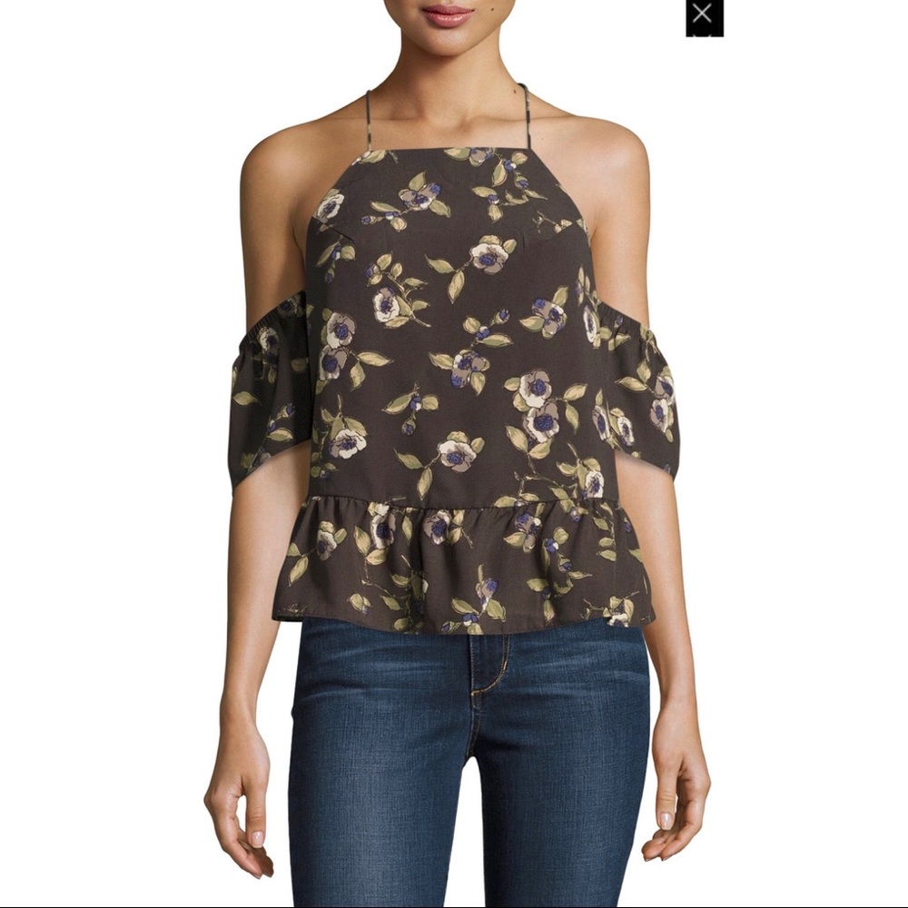 Moon River Floral Off the Shoulder Top