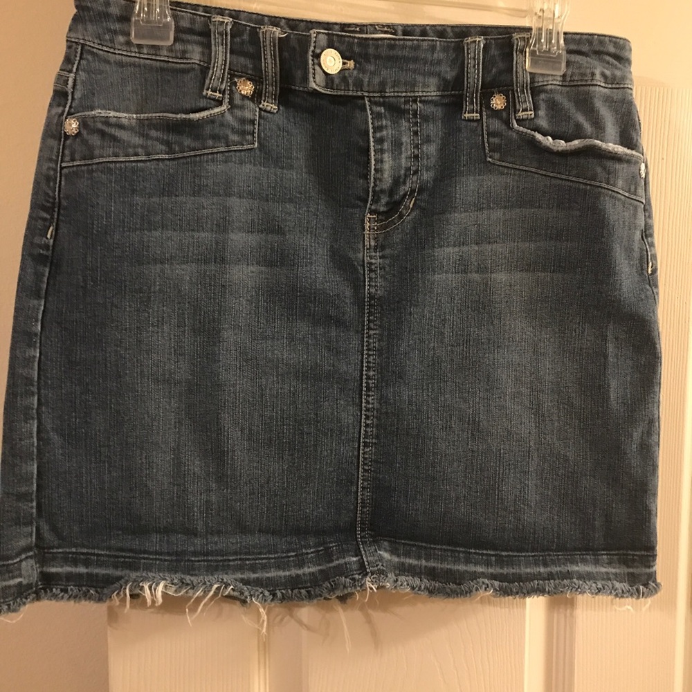 White House  / Black market Jean mini skirt