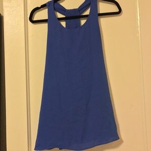 Dressy tank top w/ sexy back perfect for night out