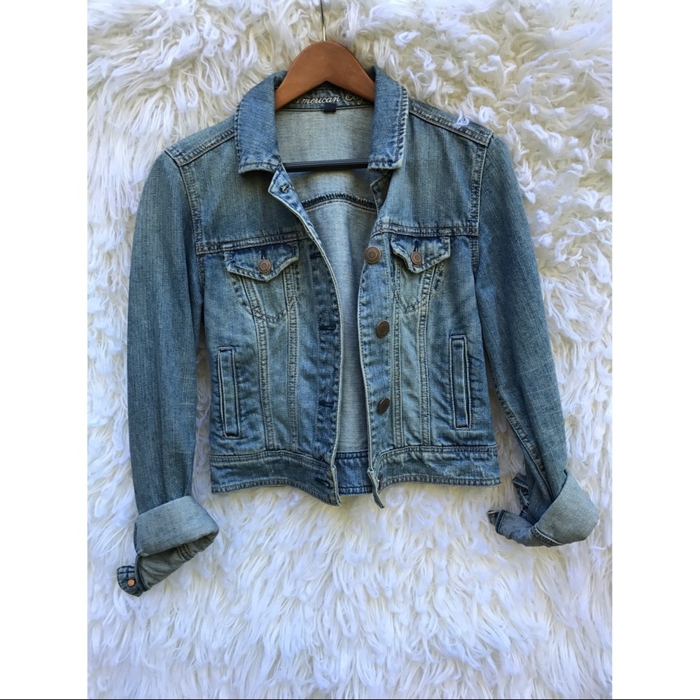 cropped denim jacket