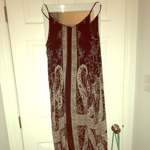 Express Black & Tan maxi dress