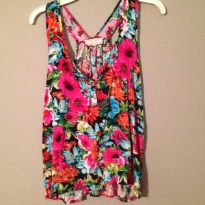 Vibrant Floral Racerback