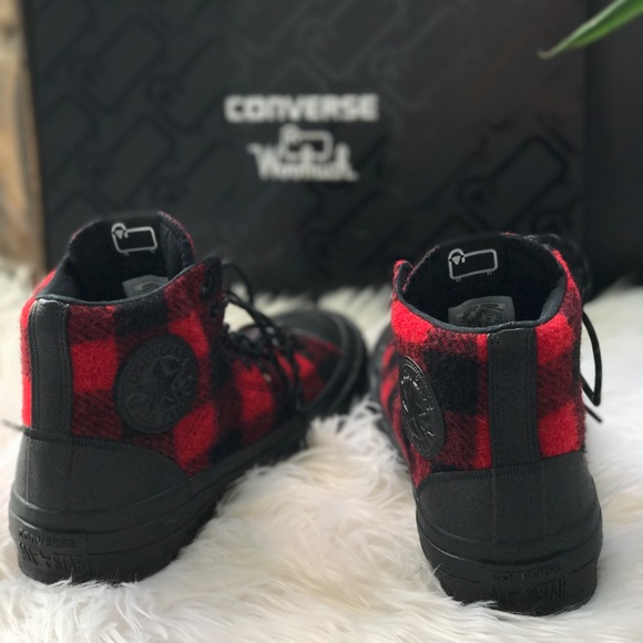 NWT Converse & Woollrich Ctas Street Hiker HI AUTH - Picture 2 of 7