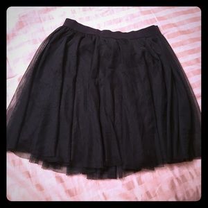 Lauren Conrad Black Tulle Skirt- medium Lauren Conrad Black Tulle Skirt- medium