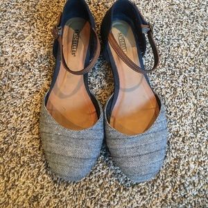 Seychelles ankle strap flats