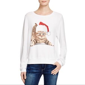 Wildfox Meowy Christmas Jumper