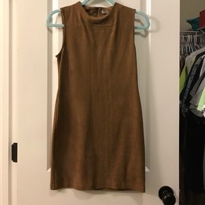 Suede dress