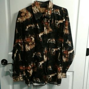 North River Outfitters deer pattern shirt