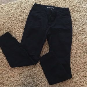 Navy colored pixie pants from old navy