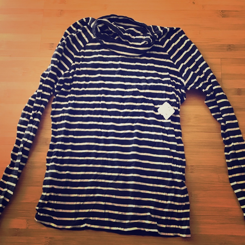 Striped Turtleneck