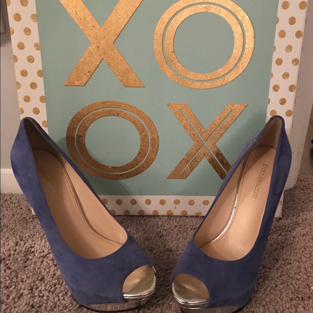 Enzo Angiolini Faux Suede Pumps
