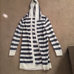 Long knitted sweater