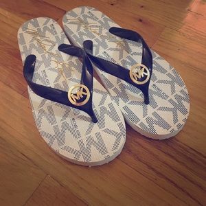 Michael Kors Flip Flops -- NEVER WORN!