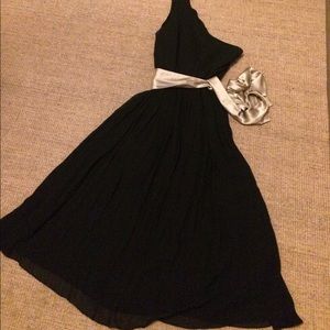 Chiffon black dress perfect condition !