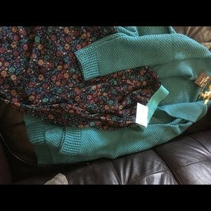 Matilda Jane Cardigan & Lularoe Skirt - Both BNWT
