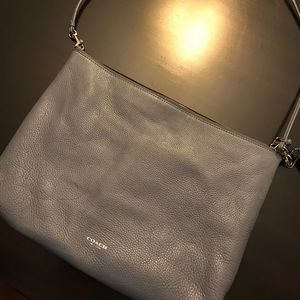COACH Pebbled Leather Bleecker Daily Shoulder Bag