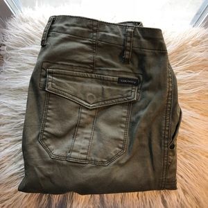 Olive green pants