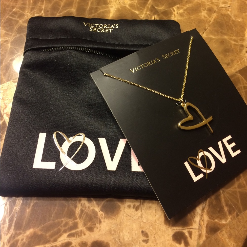 NEW VS Necklace & Pouch - Picture 2 of 3