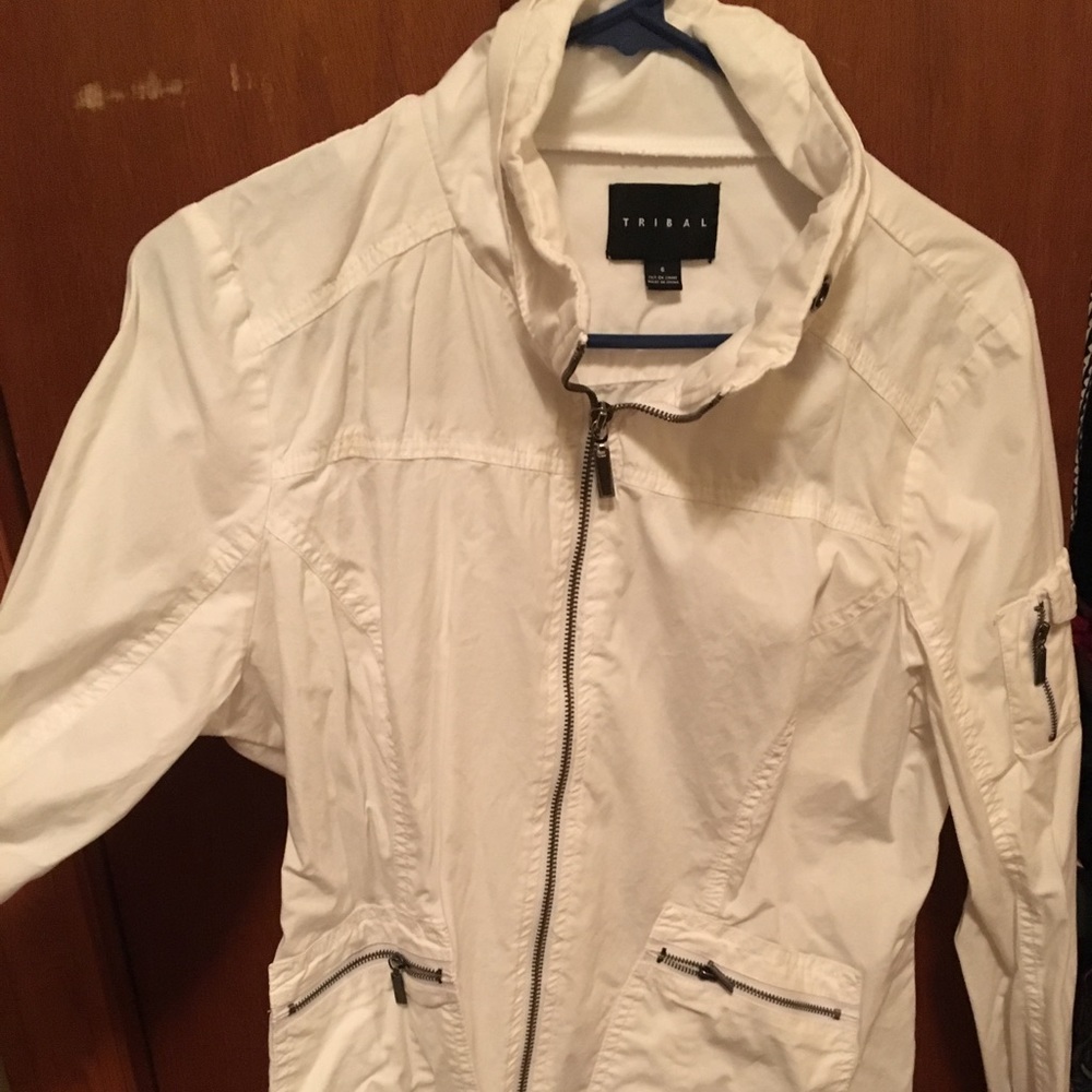 White stylish jacket