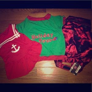 Set of Three Dog Halloween and Holiday Costumes