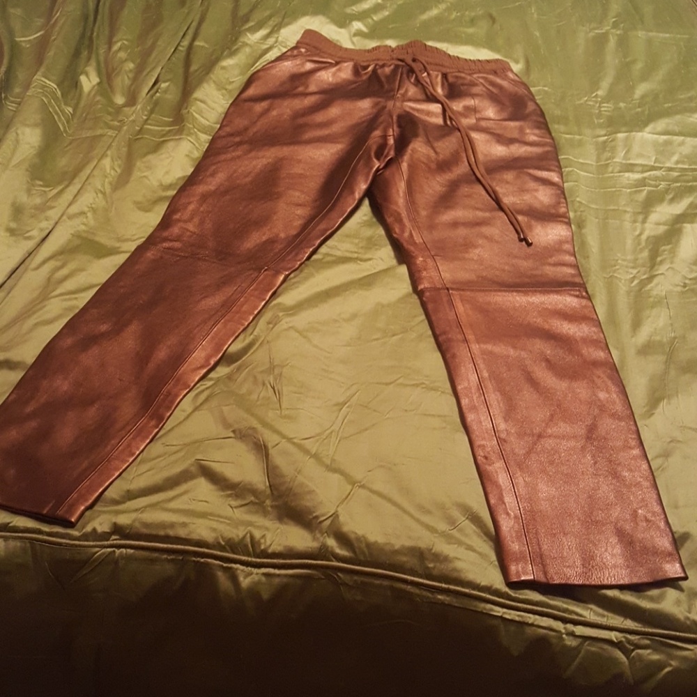 Leather pants