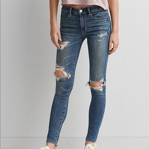 American Eagle Destroy Jeggings size 6