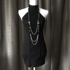 Small Black cocktail dress/halter top