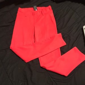 Bright Red Jeggings